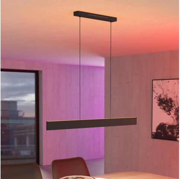 Eglo 31433 - LED RGBW Димируем пендел ANDREAS-Z LED/38W/230V черен