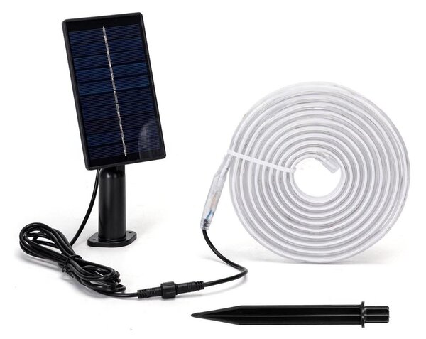 Aigostar - LED RGB соларна лента с регулируема яркост LED/1,6W/3,2V 5 m IP65 + с дистанционно управление