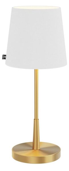 ByRydens 4002730-6501 - Настолна лампа LUMI 1xE27/8W/230V бяла/златна 48,5 см