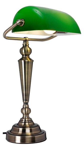 Cottex B1019AGR - Настолна лампа THE BANKER 1xE27/60W/230V