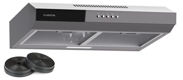 Klarstein Contempo 60, абсорбатор, 60 см, под шкаф, 200 м³/ч, LED, акрил, неръждаема стомана