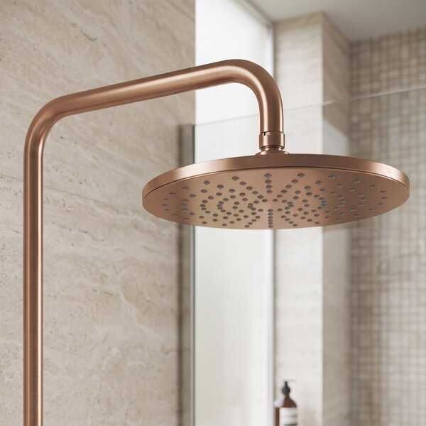 Комплект за душ с термостат Rea Parot Light Brush Copper