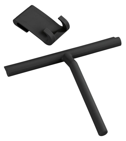 Черна силиконова чистачка за баня Wenko Squeegee Mola
