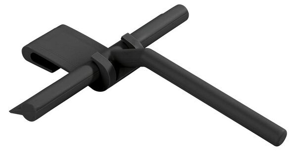 Черна силиконова чистачка за баня Wenko Squeegee Mola
