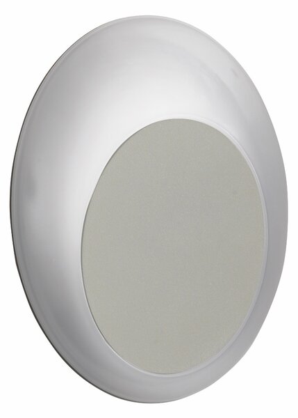 Външен Аплик ONDALUCE SHELL SILVER, LED, 13W, 4000K, сив
