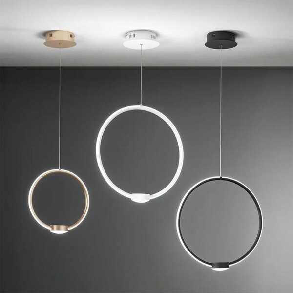 Пендел ONDALUCE OMEGA50 NERO, LED, 35W, 3000K, черен