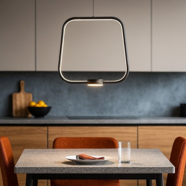 Пендел ONDALUCE GR-NERO, LED, 35W, 3000K, черен