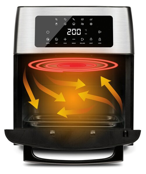 Фурна Air Fryer G3Ferrari FRIGGISANO EVO, 13л, 1700W, черна