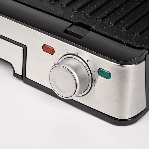 Контактна скара с подвижни плочи G3Ferrari LAVICA INOX, 2200W, инокс