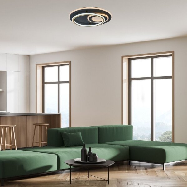 Rabalux 71466 - LED димируем плафон BRANTIEL LED/60W/230V 3000-6000K Ø 50 см + дистанционно управление