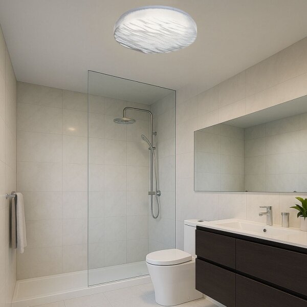 Rabalux 75062 - LED таванно осветително тяло за баня LUVIA 36W/230V IP44 4000K Ø47,5 cm