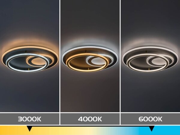 Rabalux 71466 - LED димируем плафон BRANTIEL LED/60W/230V 3000-6000K Ø 50 см + дистанционно управление