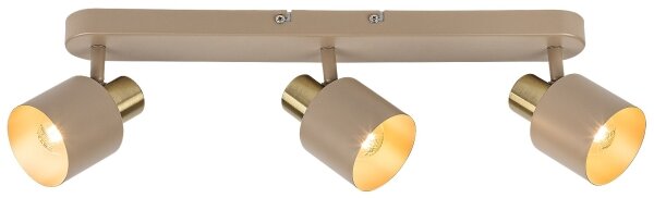 Rabalux 73143 - Точково осветително тяло TISANDRA 3xE14/10W/230V бежово