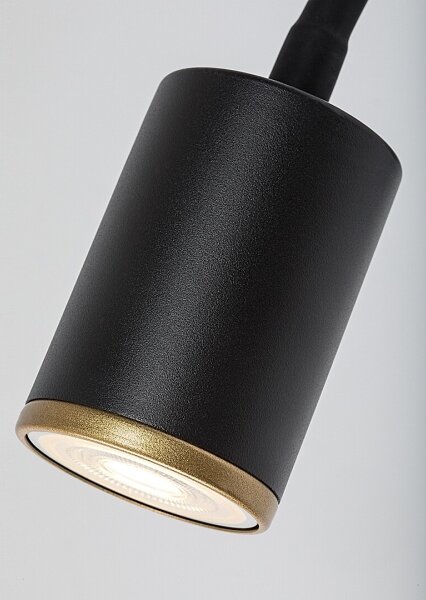 Rabalux 73111 - Настенно точково осветително тяло NOLIE 1xGU10/15W/230V черно