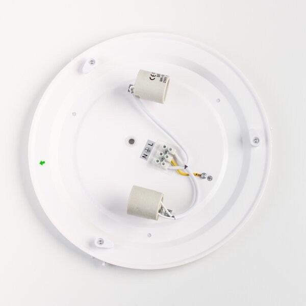 Brilagi - Таванно осветително тяло за баня POOL 2xE27/15W/230V Ø 30 cm IP54 бежово