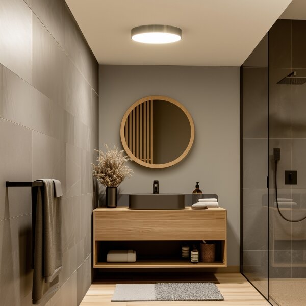 Brilagi - LED таванно осветително тяло за баня POOL LED/36W/230V Ø 40 см IP54 месинг
