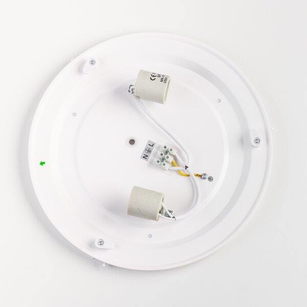 Brilagi - Плафон за баня POOL 2xE27/15W/230V Ø 30 см IP54 бял