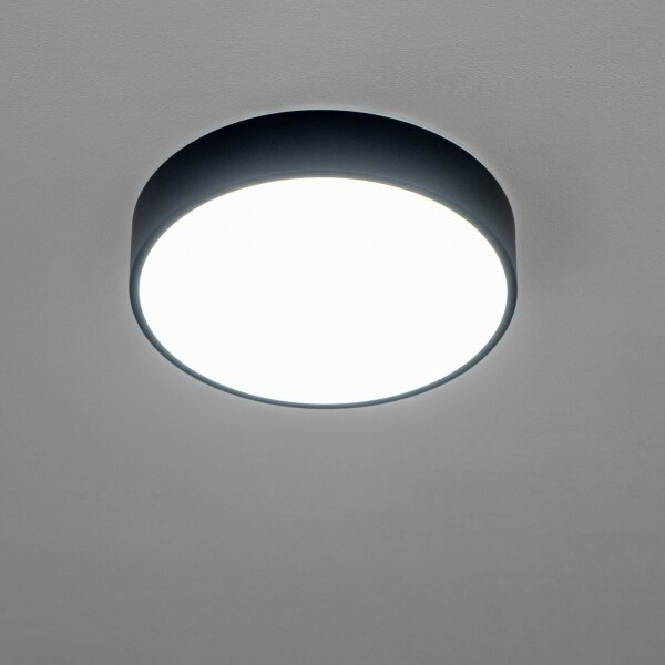 Brilagi - LED таванно осветително тяло за баня POOL LED/24W/230V Ø 30 см IP54 черно