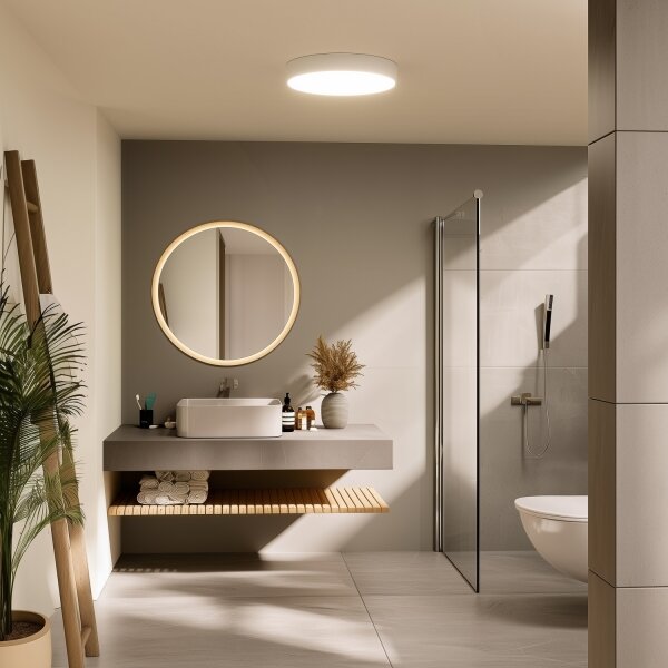 Brilagi - LED таванно осветително тяло за баня POOL LED/36W/230V Ø 40 см IP54 бяло