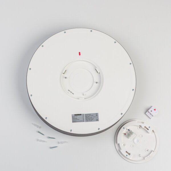 Brilagi - LED таванно осветително тяло за баня POOL LED/36W/230V Ø 40 см IP54 черно