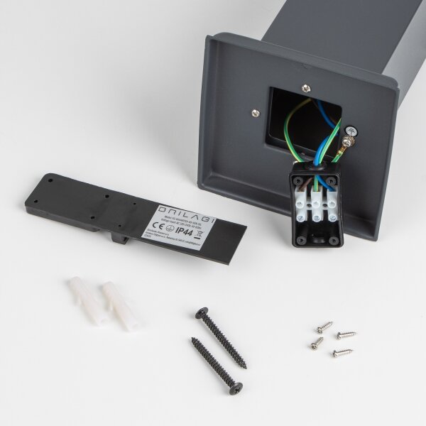 BRILAGI - Външна лампа със сензор NOVA 1xE27/15W/230V 40 см IP44 антрацит