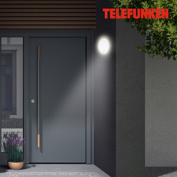 Telefunken 313706TF-LED Екстериорен аплик със сензор LED/15W/230V IP44