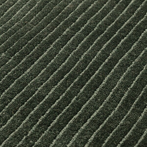 Тъмнозелен ръчно изработен килим 160x230 cm – Asiatic Carpets