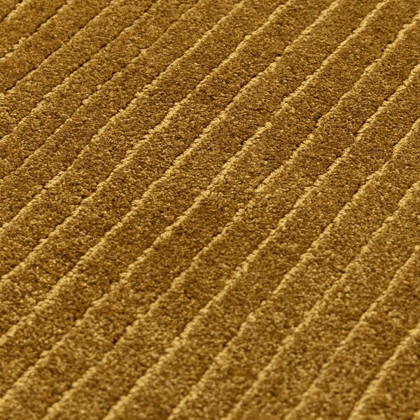 Ръчно изработен килим в цвят горчица 120x170 cm – Asiatic Carpets