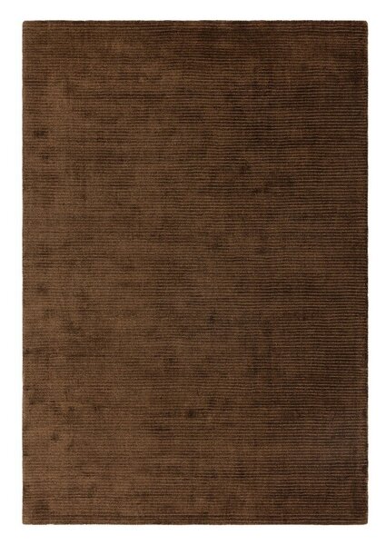 Тъмнокафяв ръчно изработен килим 120x170 cm – Asiatic Carpets