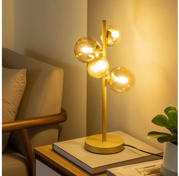 Brilagi - LED Настолна лампа MILLA 4xG9/3W/230V златист