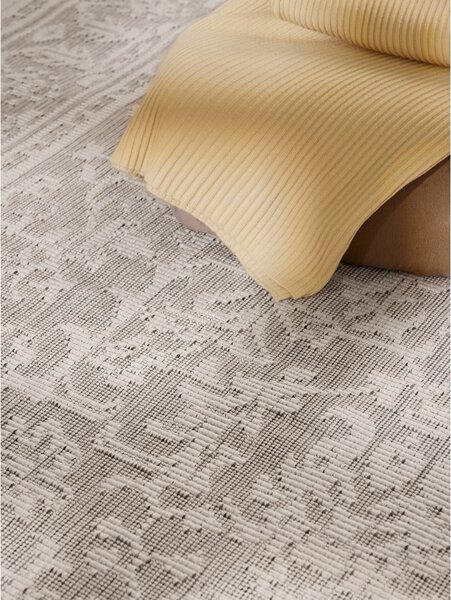 Килим за открито и закрито в цвят слонова кост и сиво 120x170 cm Duet Kona – NORTHRUGS