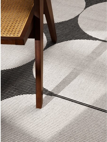 Черно-бял килим за открито и закрито 160x230 cm Duet Bowen – NORTHRUGS
