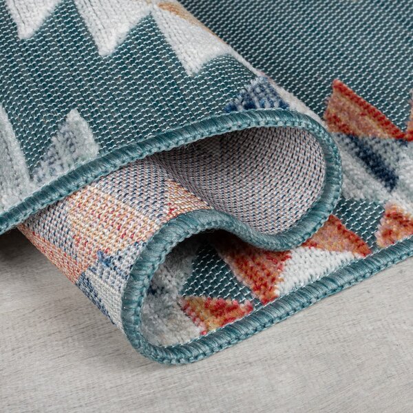 Синя външна пътека 80x230 cm Avery Blue – Flair Rugs