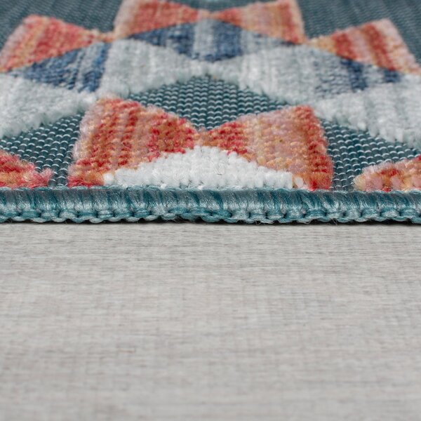 Синя външна пътека 80x230 cm Avery Blue – Flair Rugs