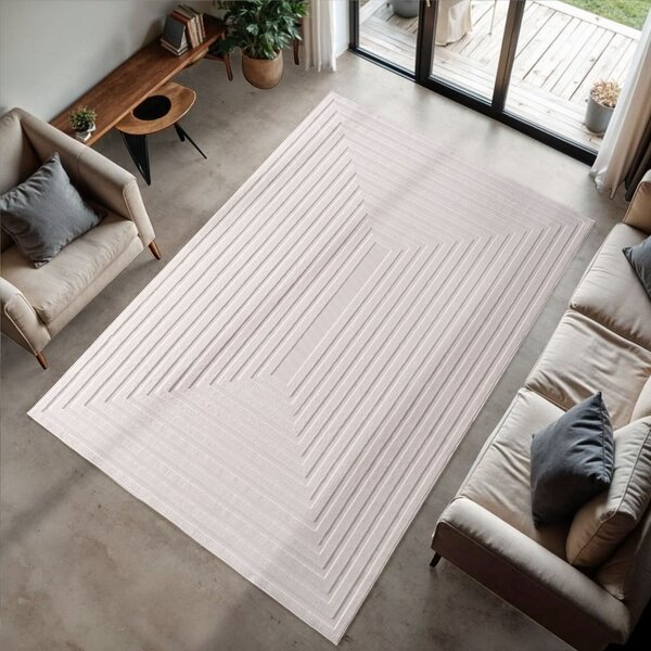 Кремав килим за открито и закрито 120x170 cm Doha 1653 Cream – Ayyildiz Carpets