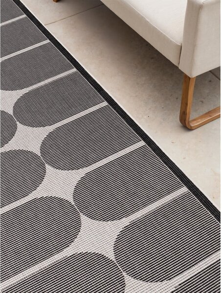 Черно-бялa пътека за открито и закрито 80x250 cm Duet Bowen – NORTHRUGS