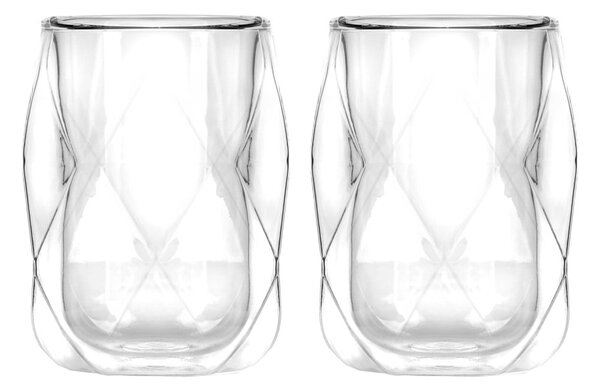 Чаши за еспресо с двойни дъна в комплект от 2 бр. 100 ml Geo – Vialli Design