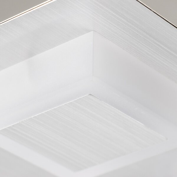LED таванно осветително тяло 4xLED/5W/230V 3000K 28x28 см матов хром