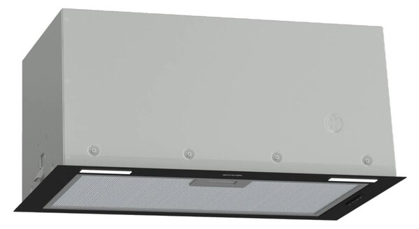 Абсорбатор Gorenje BHI631AB, за вграждане, енергиен клас B, 180W, въздухопоток 580 m3/h, 1 мотор, 3 степени на мощност, черен