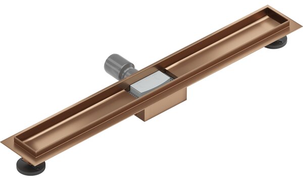 Mexen Flat корпус за линеен сифон 70 см, изчеткана мед - 1C15070