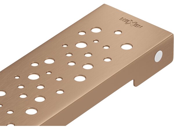 Mexen Flat M12 капаци за линеен сифон 60 см, четкана мед - 1C21060