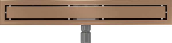 Mexen Flat M13 линеен сифон 2в1 50 см, матирана мед - 1C10050-15