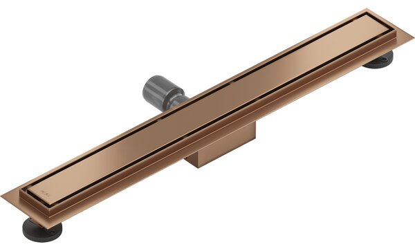 Mexen Flat M13 линеен сифон 2в1 50 см, матирана мед - 1C10050-15