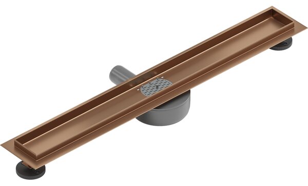 Mexen Flat 360° корпус за линеен сифон въртящ се 50 см, четкана мед - 1C40050