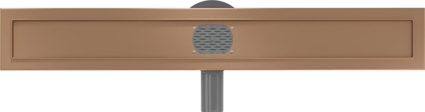 Mexen Flat 360° корпус за линеен сифон въртящ се 50 см, четкана мед - 1C40050