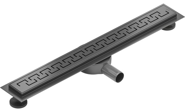 Mexen Flat 360° M15 въртящ се линеен сифон 60 см, почистен с ефект gun gray - 1E24060-40