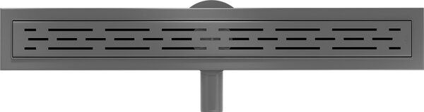 Mexen Flat 360° M01 въртящ се линеен сифон 50 см, матиран сив - 1E20050-40