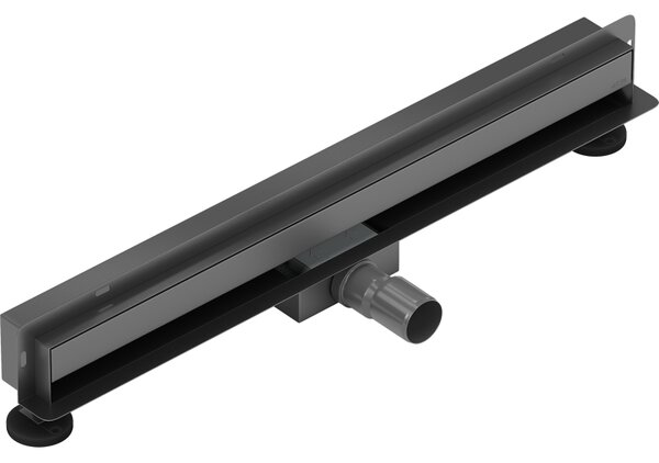 Mexen Flat Wall линеен стенен сифон 2в1 50 см, четкан Gun gray - 1E30050