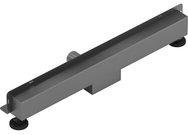 Mexen Flat Wall линеен стенен сифон 2в1 50 см, четкан Gun gray - 1E30050