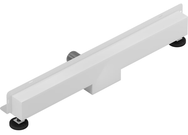 Mexen Flat Wall стенен линеен сифон 2в1 50 см, бял - 1230050